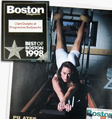 Winning Best of Boston for Pilates in 1998