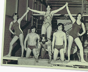 1977 at the Cheltenham Swim Meet. That’s me in the center top.