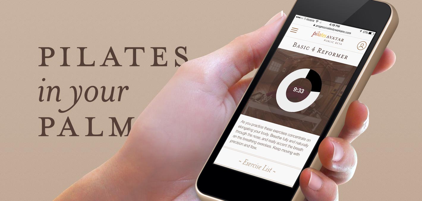 Pilates audio workouts in the palm of your hand